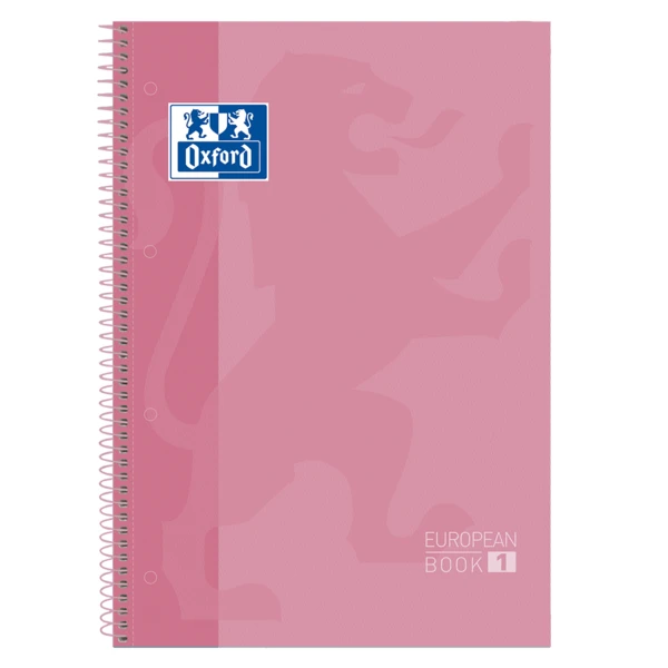 Thumbnail-Oxford School Classic A4+ Europeanbook – Capa Extra – 80 Folhas – Cor Rosa Bubblegum