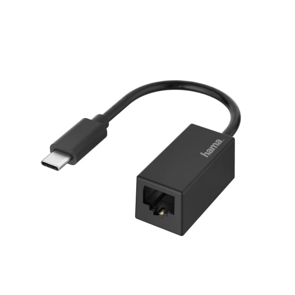 Thumbnail-Adaptador de rede HAMA USB-C  – LAN/Ethernet, Gigabit Ethernet- 200322