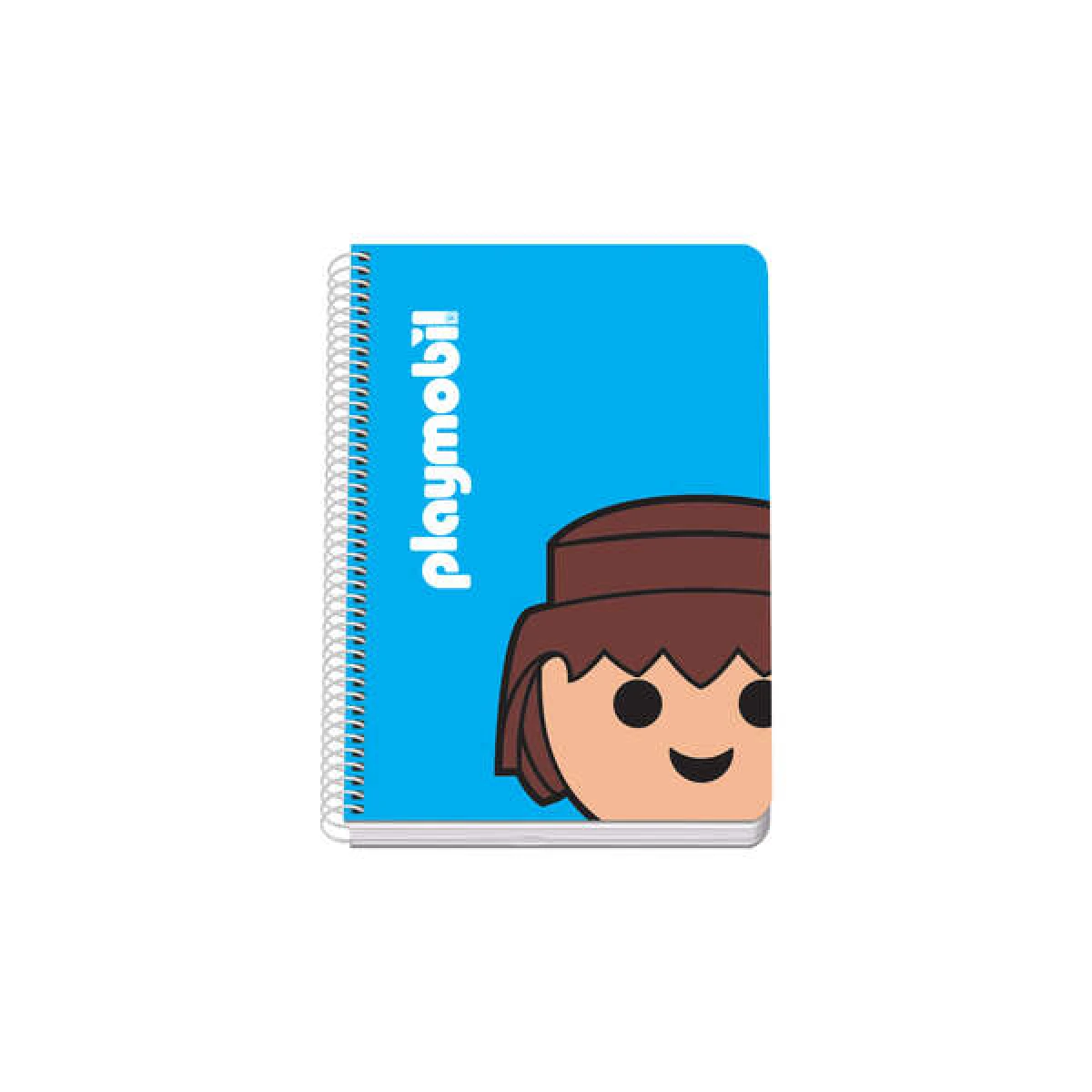 Thumbnail-Dohe Playmobil Cuaderno Spiral A5 Quadricula 4×4 80 folhas em Papel Offset 90gr – Capa Impressa em cores e Laminada em Brilho – Guardas Impressas