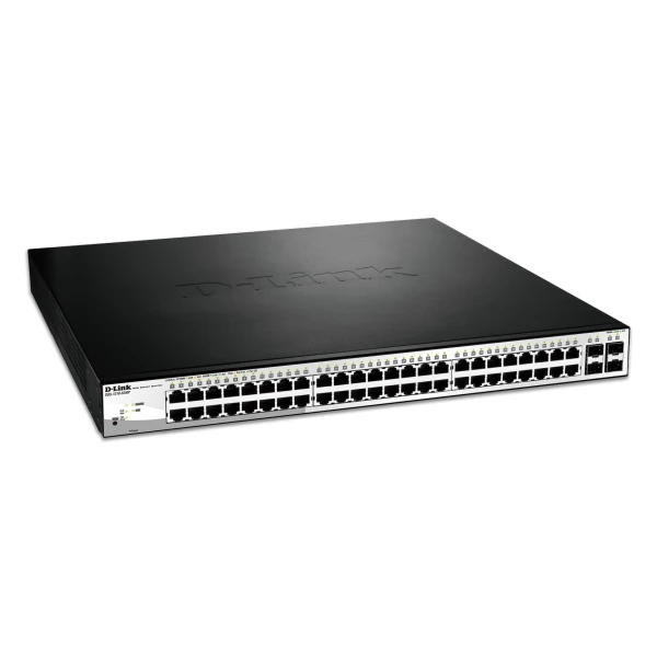 Thumbnail-D-Link DGS-1210-52MP switch de rede Gerido L2 Gigabit Ethernet (10/100/1000) Power over Ethernet (PoE) 1U Preto