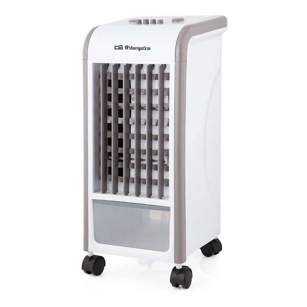 Thumbnail-Ar Condicionado Evaporativo Orbegozo AIR 40 3 em 1 – Potente e Silencioso com 3 Velocidades de Ventilador e Tanque de 3,5L – Fácil Manuseio e Rodas para Transporte