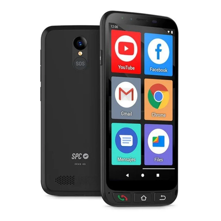 Thumbnail-Smartphone SPC Zeus 4G Pro 5.5″ – Especial para Idosos – Botão SOS – Capacidade 64GB – 4GB RAM – Cor Preto