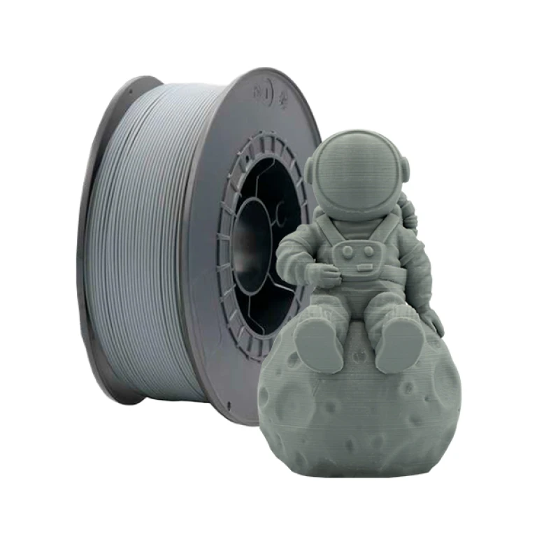 Thumbnail-Filamento 3D PLA – Diâmetro 1,75mm – Bobina 2,5kg – Cor Cinza