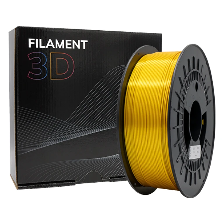 Thumbnail-Filamento 3D PLA SILK – Diâmetro 1,75mm – Bobina 1kg – Cor Ouro