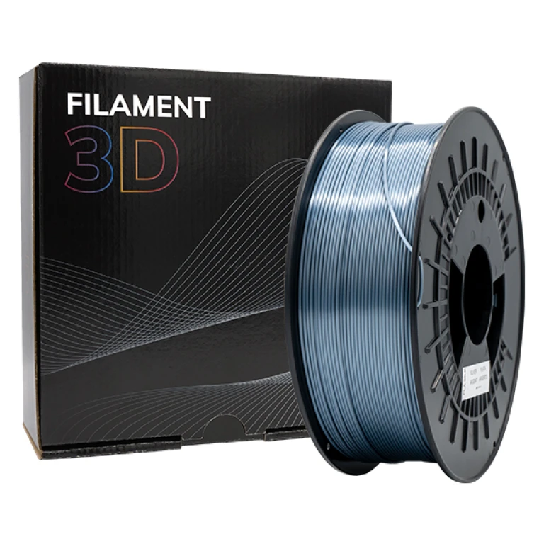 Thumbnail-Filamento 3D PLA SILK – Diâmetro 1,75mm – Bobina 1kg – Cor Prata