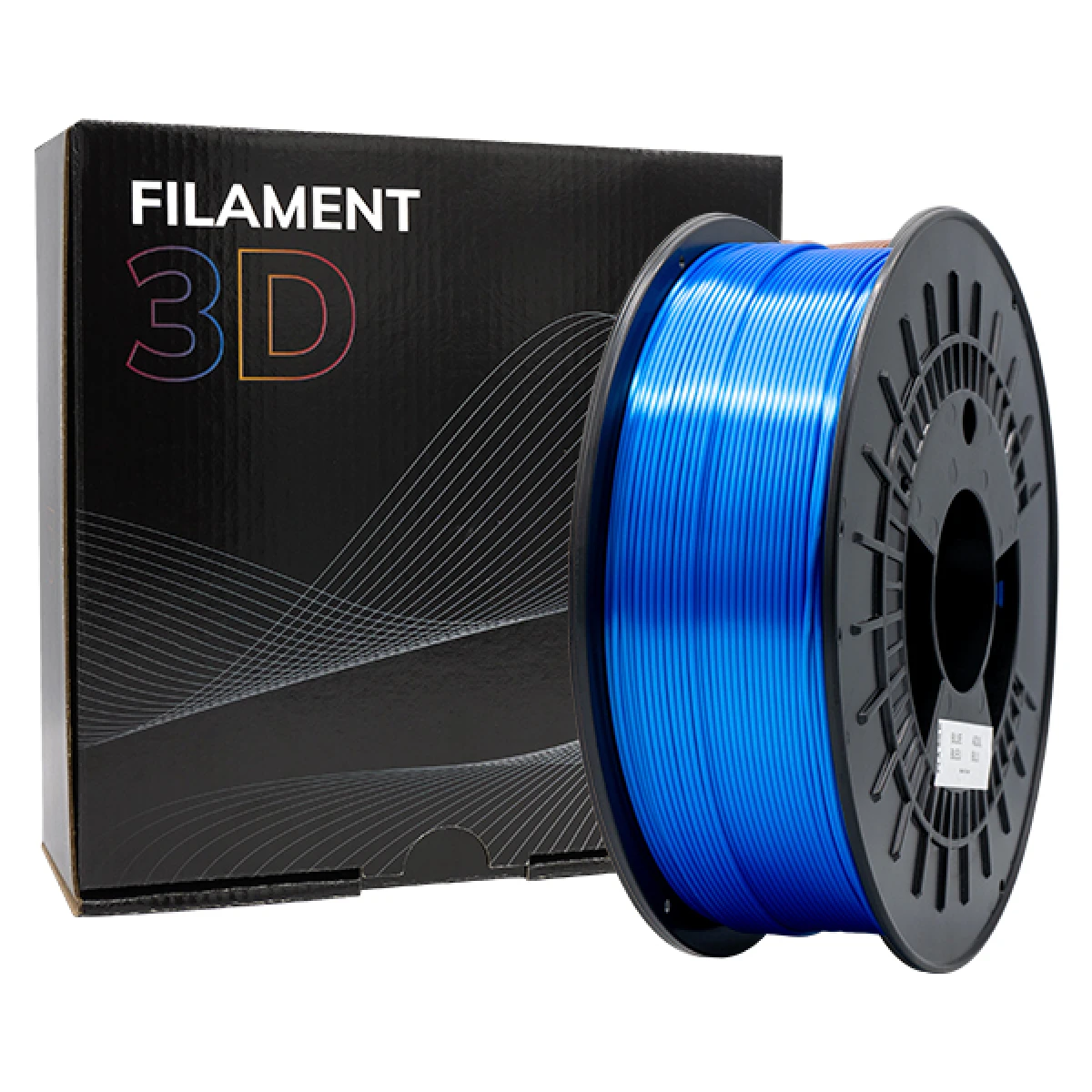 Thumbnail-Filamento 3D PLA SILK – Diâmetro 1,75mm – Bobina 1kg – Cor Azul