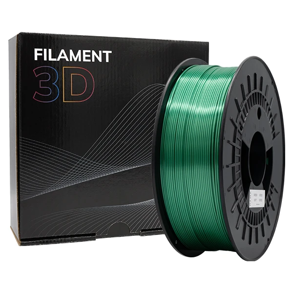 Thumbnail-Filamento 3D PLA SILK – Diâmetro 1,75mm – Bobina 1kg – Cor Verde