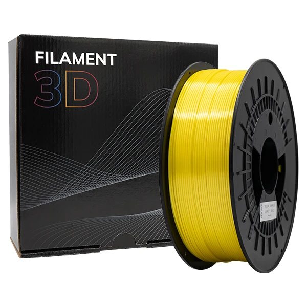 Thumbnail-Filamento 3D PLA SILK – Diâmetro 1,75mm – Bobina 1kg – Cor Amarelo