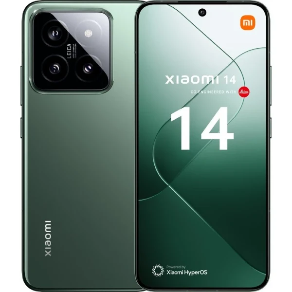 Thumbnail-Xiaomi 14 5G Smartphone Tela AMOLED 6,36″ – 12GB – 512GB – Câmera Principal 50MP – Bateria 4610mAh – Carregamento sem fio – Cor Verde Jade