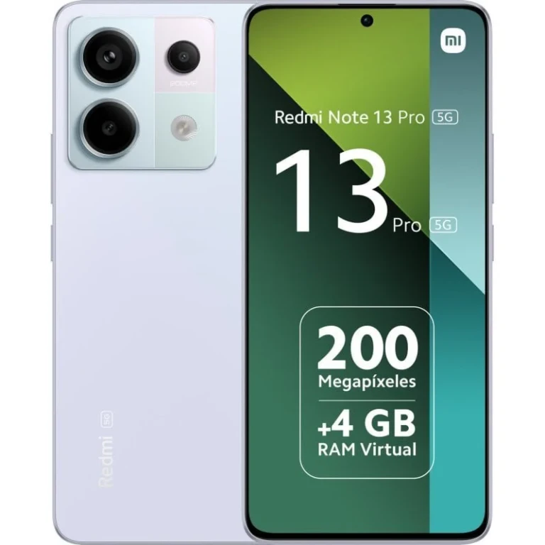 Thumbnail-Xiaomi Redmi Note 13 Pro 5G Smartphone Tela AMOLED 6,67″ FHD+ – 8GB – 128GB – Câmera Quádrupla 200MP – Bateria 5100mAh – Carga Rápida 67W – Cor Roxa