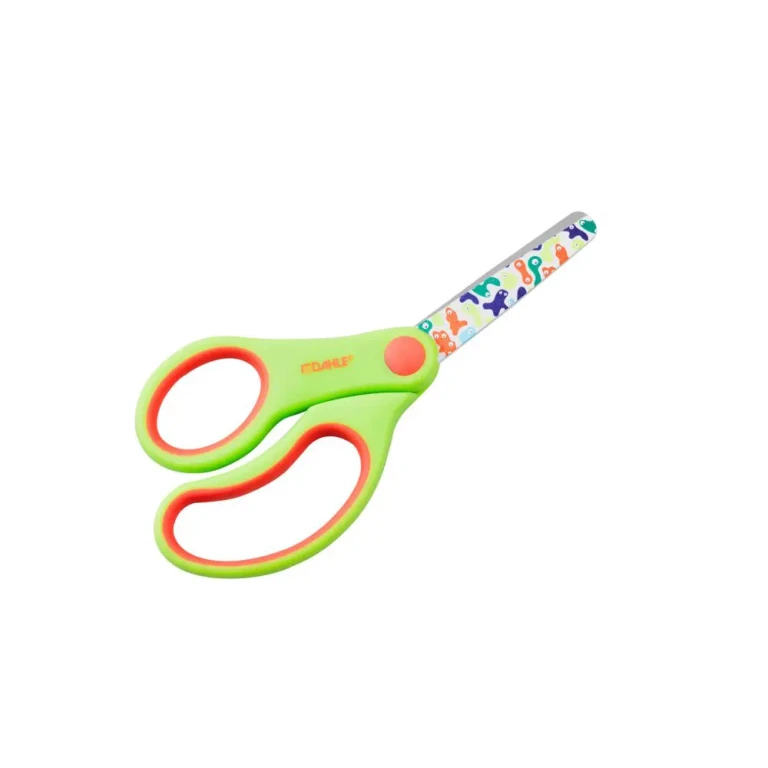 Thumbnail-Tesoura infantil Dahle 54671 para canhotos 13cm – Pontas arredondadas – Aço inoxidável – Cabos ergonômicos revestidos com borracha – Cor Verde
