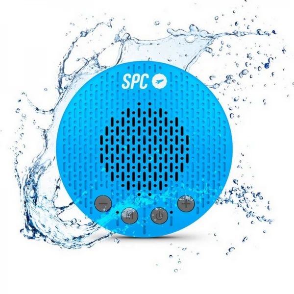 Thumbnail-Altifalante Bluetooth SPC Splash 2 para duche 5W – Ventosa – Microfone incorporado – Autonomia até 4h – Cor azul