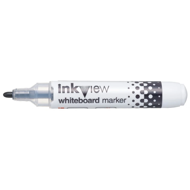 Thumbnail-Marcador de quadro branco Uni-ball PWB-202 Inkview – Ponta cônica 1,8-2,2 mm – Zona transparente para nível de tinta – Escrita brilhante e fácil apagamento – Cor preta