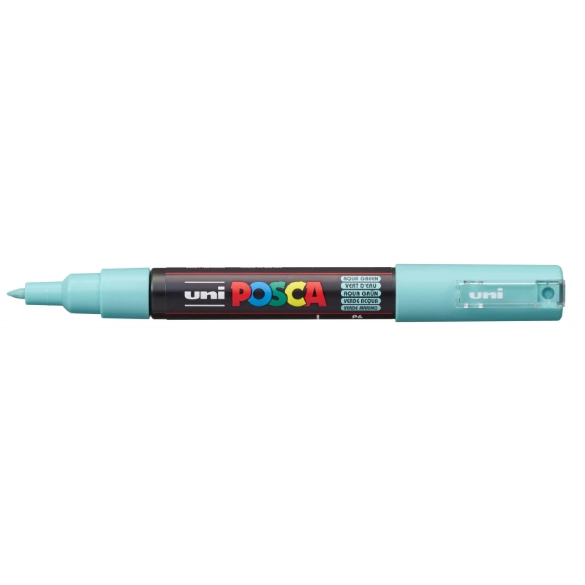 Thumbnail-Marcador de tinta Posca PC-1M – Ponta cônica 0,7 mm – Tinta à base de água – Não permanente – Resistente à luz – Inodoro – Ideal para pôsteres e decoração – Cor verde marinho