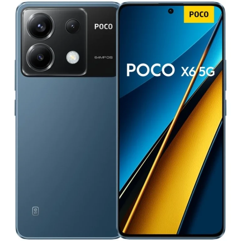 Thumbnail-Smartphone Poco X6 5G Tela AMOLED 6,67″ 1,5K – 8GB – 256GB – Câmera principal 64MP – Bateria 5000mAh – Suporta carregamento de 67W – Cor Azul