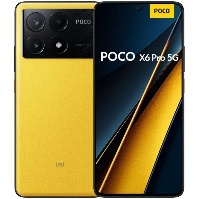 Thumbnail-Smartphone Poco X6 Pro 5G Tela AMOLED 6,67″ 1,5K – 12GB – 512GB – Câmera principal 64MP – Bateria 5000mAh – Suporta carregamento de 67W – Cor amarela