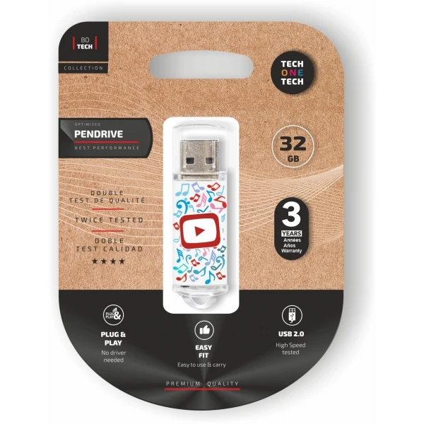 Thumbnail-TechOneTech Be Super Video Dream Memória USB 2.0 32GB (Pendrive)