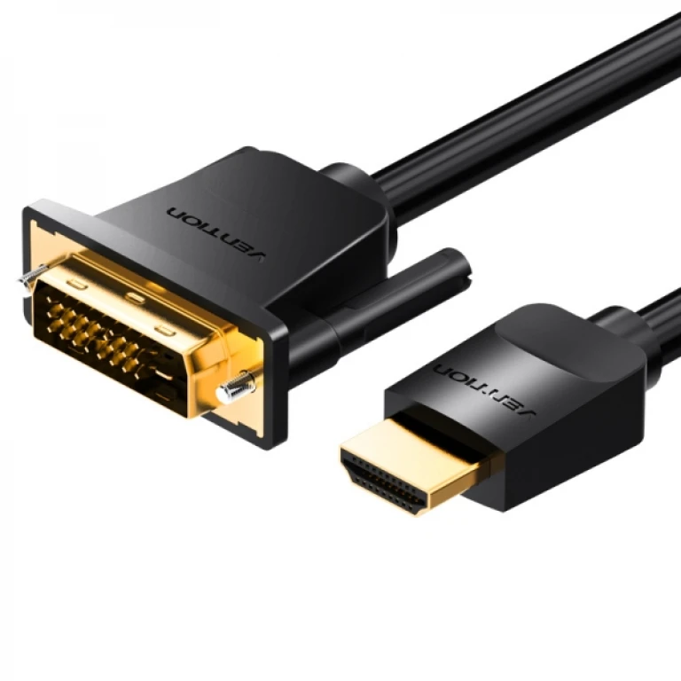 Thumbnail-Vention Conversor DVI Macho para HDMI Macho – 1m – Cor Preto