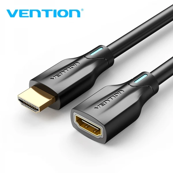 Thumbnail-Vention Extensor de Cabo HDMI 2.1 8K HDMI Macho para HDMI Fêmea – 1m – Cor Preto