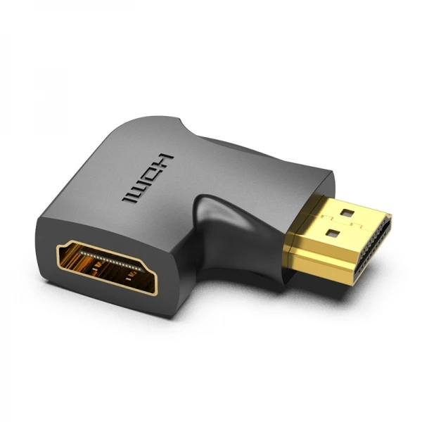 Thumbnail-Vention Adaptador HDMI Macho para HDMI Fêmea 4K 90º – Cor Preto