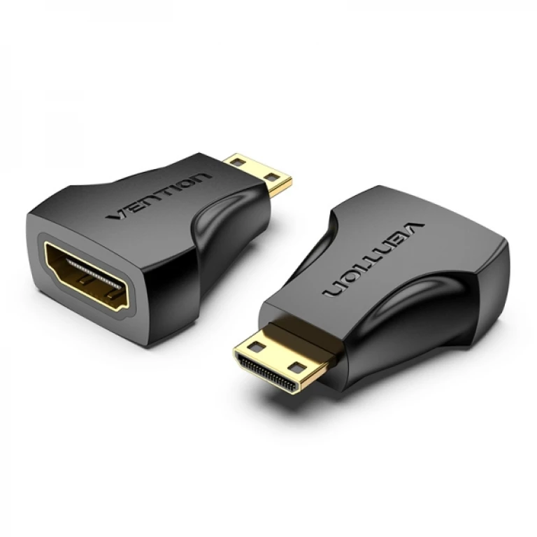 Thumbnail-Vention Adaptador Mini HDMI Macho para HDMI Fêmea – Cor Preto