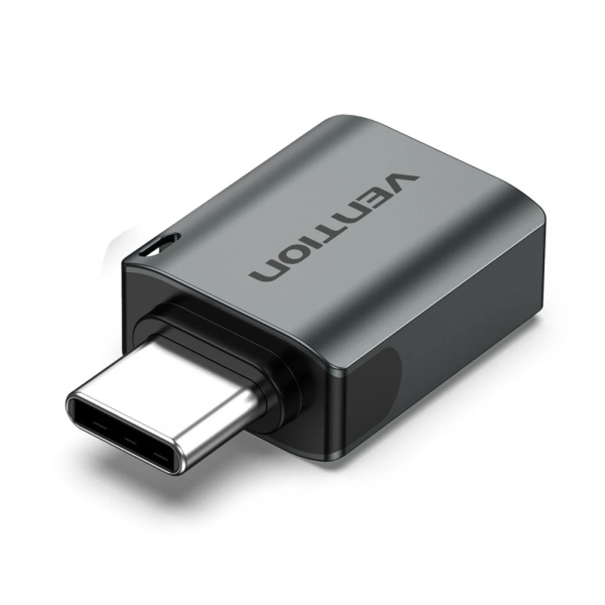 Thumbnail-Vention Adaptador USB-C Macho para USB 3.0 Fêmea – Cor Cinza