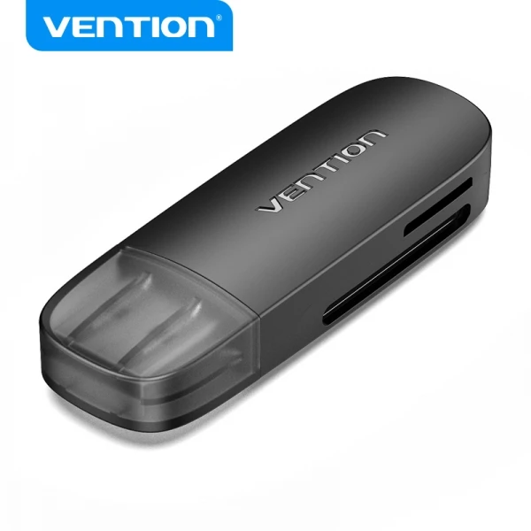 Thumbnail-Vention Leitor de Cartões Externo USB 3.0 – Cor Preto