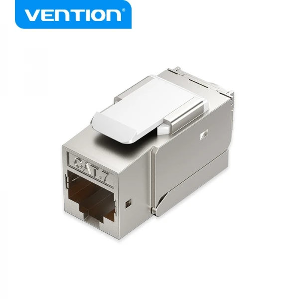 Thumbnail-Conector Vention RJ45 Cat.7 – Conexão Ethernet de alta velocidade – Cor Preto