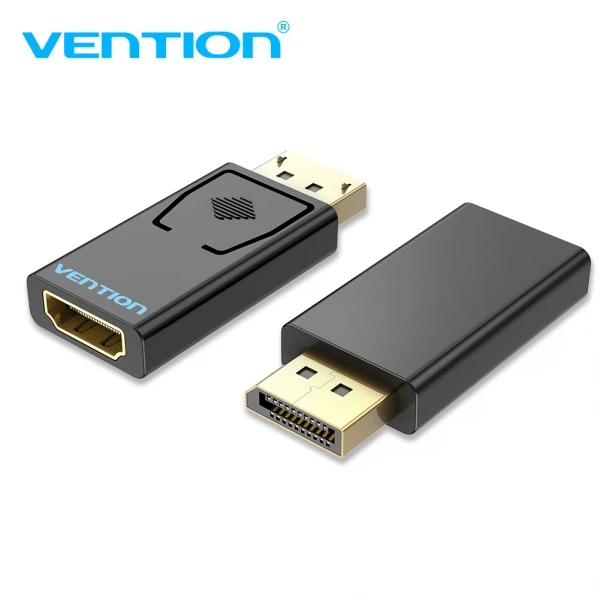 Thumbnail-Vention Adaptador Displayport Macho para HDMI Fêmea – Cor Preto