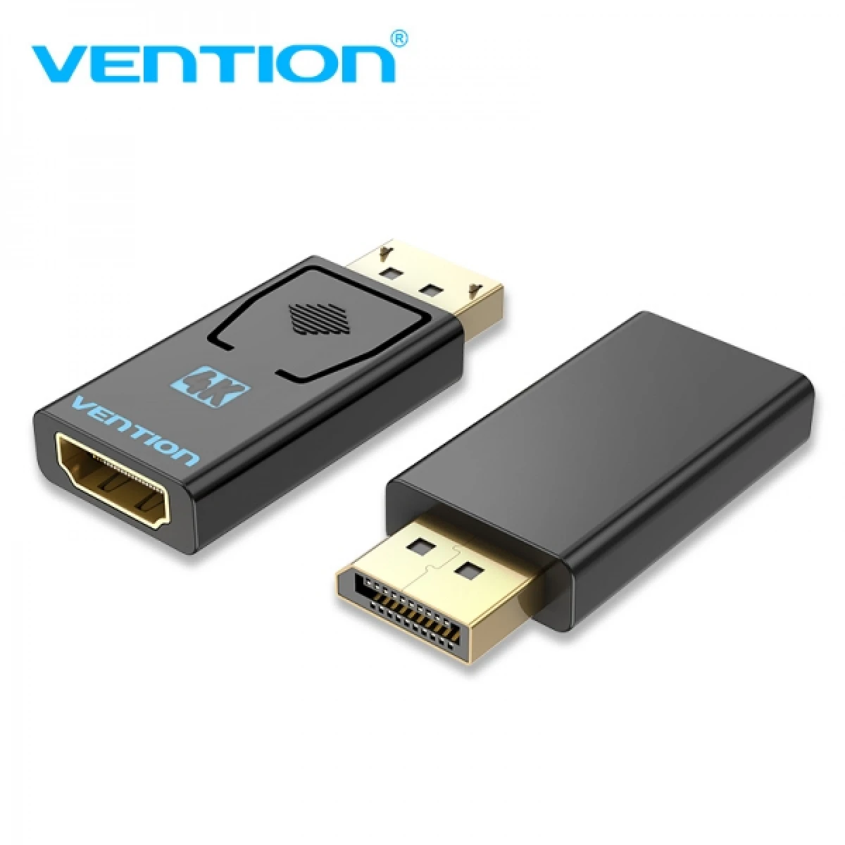 Thumbnail-Vention Adaptador Displayport Macho para HDMI Fêmea – Cor Preto