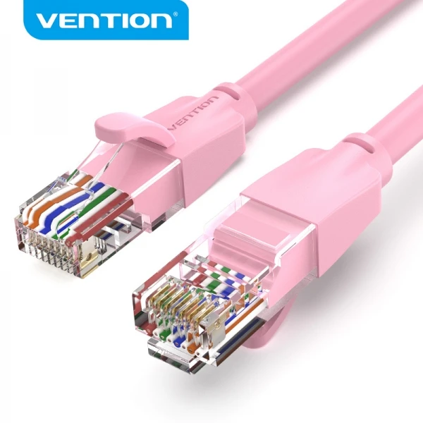 Thumbnail-Cabo de Rede Vention RJ45 UTP Cat.6 – 1m – Cor Rosa