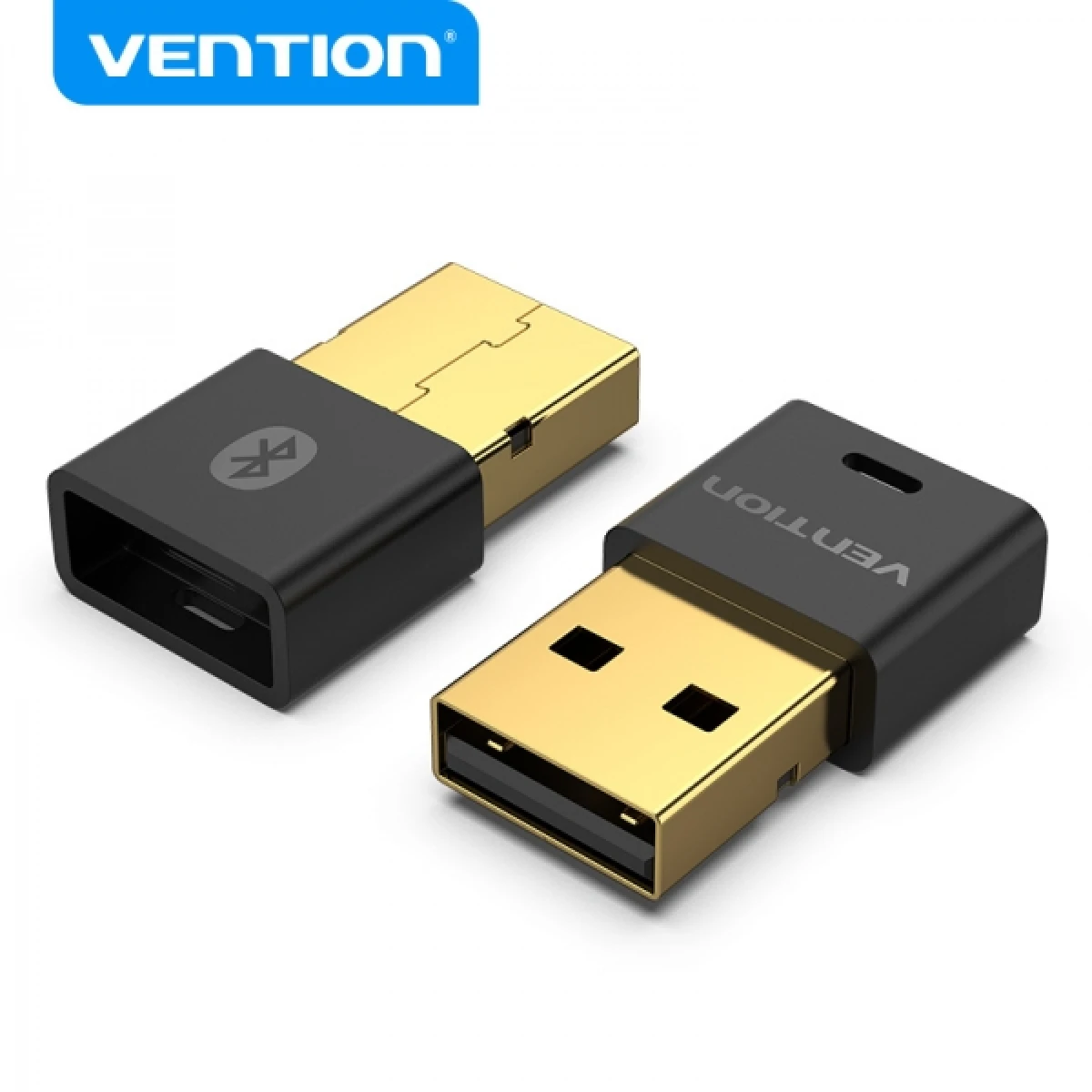 Thumbnail-Vention Transmissor e Receptor USB para MP3 Bluetooth – Cor Preto