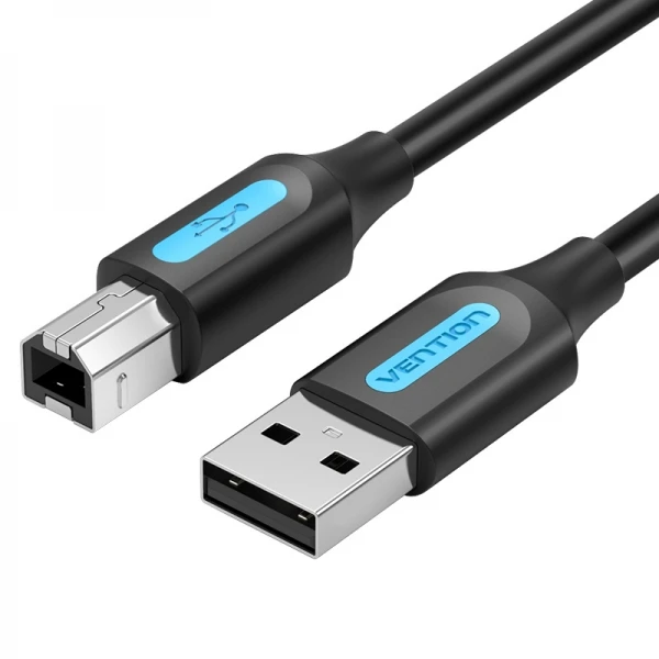 Thumbnail-Cabo Impressora Vention USB 2.0 para USB-B Macho – 1,5m – Cor Preto