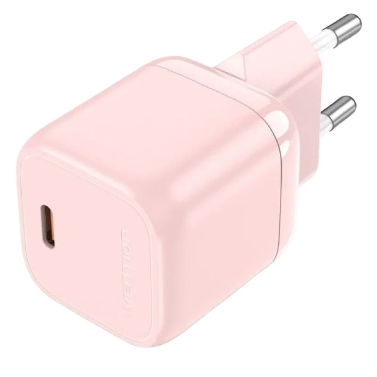 Thumbnail-Vention Carregador de Parede GaN USB-C 30W 3A – Carregamento Rápido – Cor Rosa