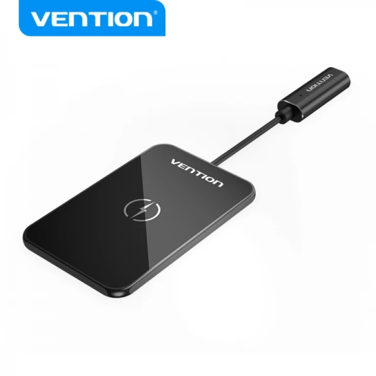 Thumbnail-Carregador Sem Fio Vention 15W Ultra Slim – 5cm – Cor Preto