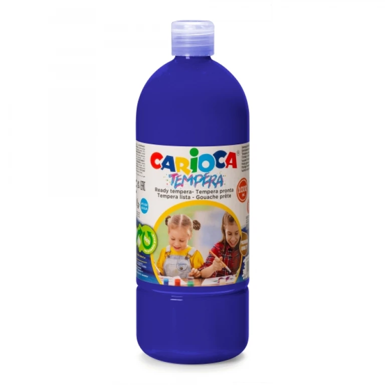 Thumbnail-Garrafa Tempera Carioca 1000ml – Cores Superlaváveis – Fácil de Misturar – Aplicável em Materiais Porosos – Alta Opacidade – Cor Roxa