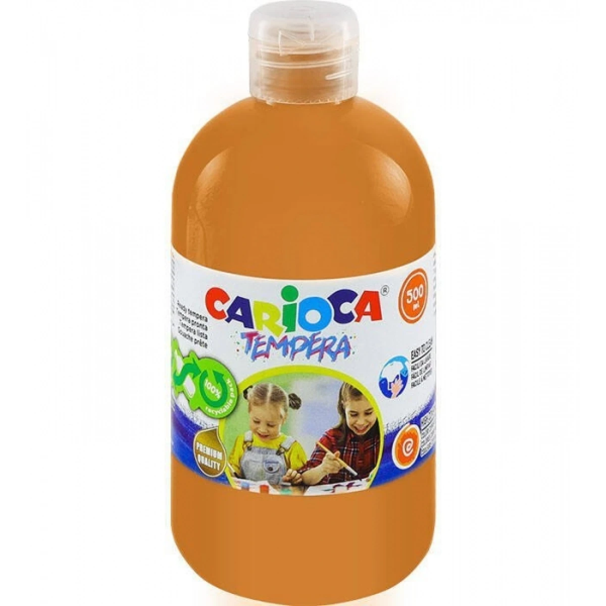 Thumbnail-Garrafa Tempera Carioca – 500ml – Cores Superlaváveis – Fácil de Misturar – Aplicável em Materiais Porosos – Alta Opacidade – Cor Dourada