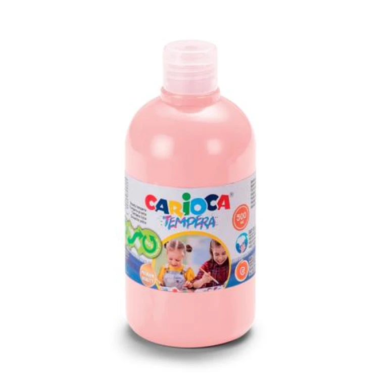 Thumbnail-Garrafa Tempera Carioca 500ml – Cores Superlaváveis – Fácil de Misturar – Aplicável em Materiais Porosos – Alta Opacidade – Cor Rosa