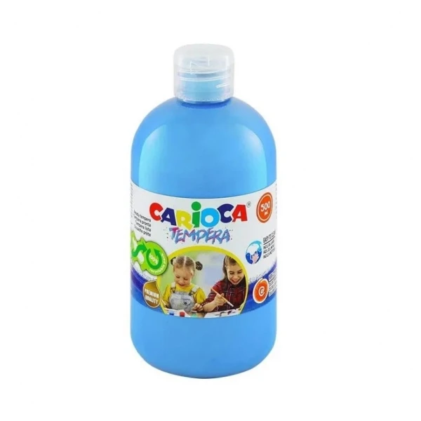 Thumbnail-Garrafa Tempera Carioca – 500ml – Cores Superlaváveis – Fácil de Misturar – Aplicável em Materiais Porosos – Alta Opacidade – Cor Azul