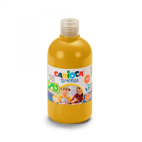 Thumbnail-Garrafa Tempera Carioca – 500ml – Cores Superlaváveis – Fácil de Misturar – Aplicável em Materiais Porosos – Alta Opacidade – Cor Dourada