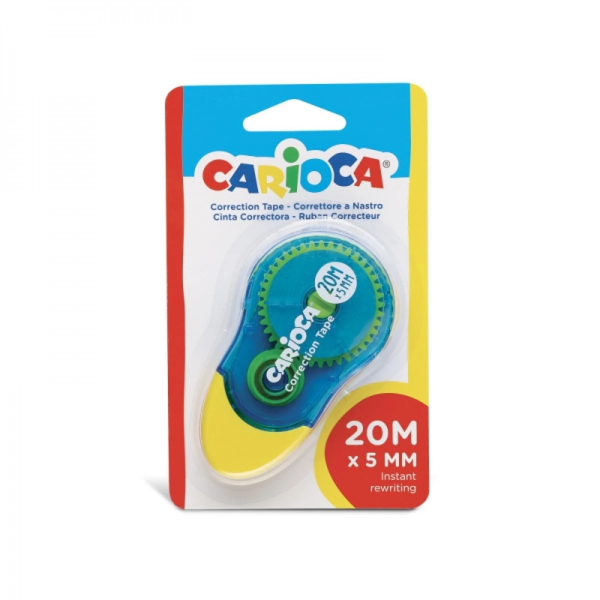 Thumbnail-Fita Corretora Carioca 20mx5mm – Ideal para qualquer tipo de papel – Cor Branca