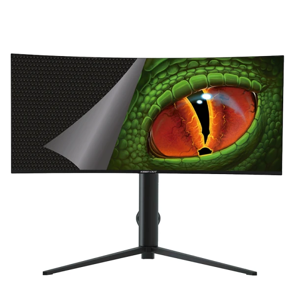 Thumbnail-KeepOut Monitor Gaming 34″ Curvo 1800R WQHD 165Hz – Resposta de 1ms – Altura ajustável, rotação e inclinação – Ângulo de visão de 178º – Alto-falantes de 6W – 16:9 – HDMI, DisplayPort – VESA 100x100mm