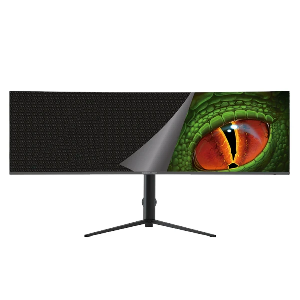 Thumbnail-KeepOut Monitor Gaming 49″ Curvo 3800R DQHD 5K 60Hz – Resposta 4ms – Ajustável em altura, rotação e inclinação – Ângulo de visão 178º – Alto-falantes 6W – 32:9 – HDMI, DisplayPort – VESA 100x100mm