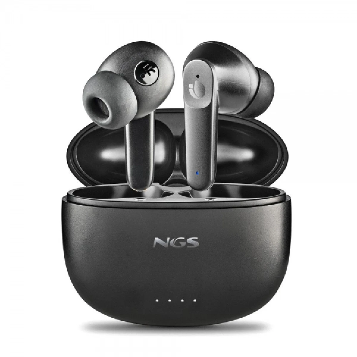 Thumbnail-NGS Artica Hush Auriculares Bluetooth 5.3 TWS ANC – Conexão Automática – Assistente de Voz – Autonomia até 4h – Base de Carregamento – Cor Preto