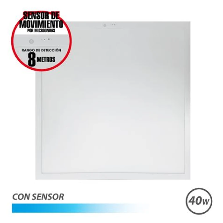 Thumbnail-Painel LED Elbat 60×60 40W – 4600Lm – Luz Fria – com Sensor – Cor Branco