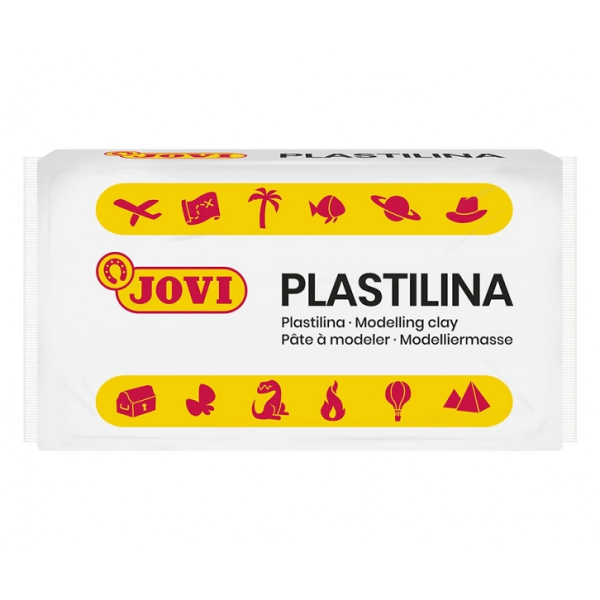 Thumbnail-Jovi Caixa de 30 Pastilla de Plastilinas 50gr – Pasta Vegetal – Não Seca – Sem Glúten – Inofensiva – Fácil de Moldar – Ideal para Figuras Volumosas – Cor Branca