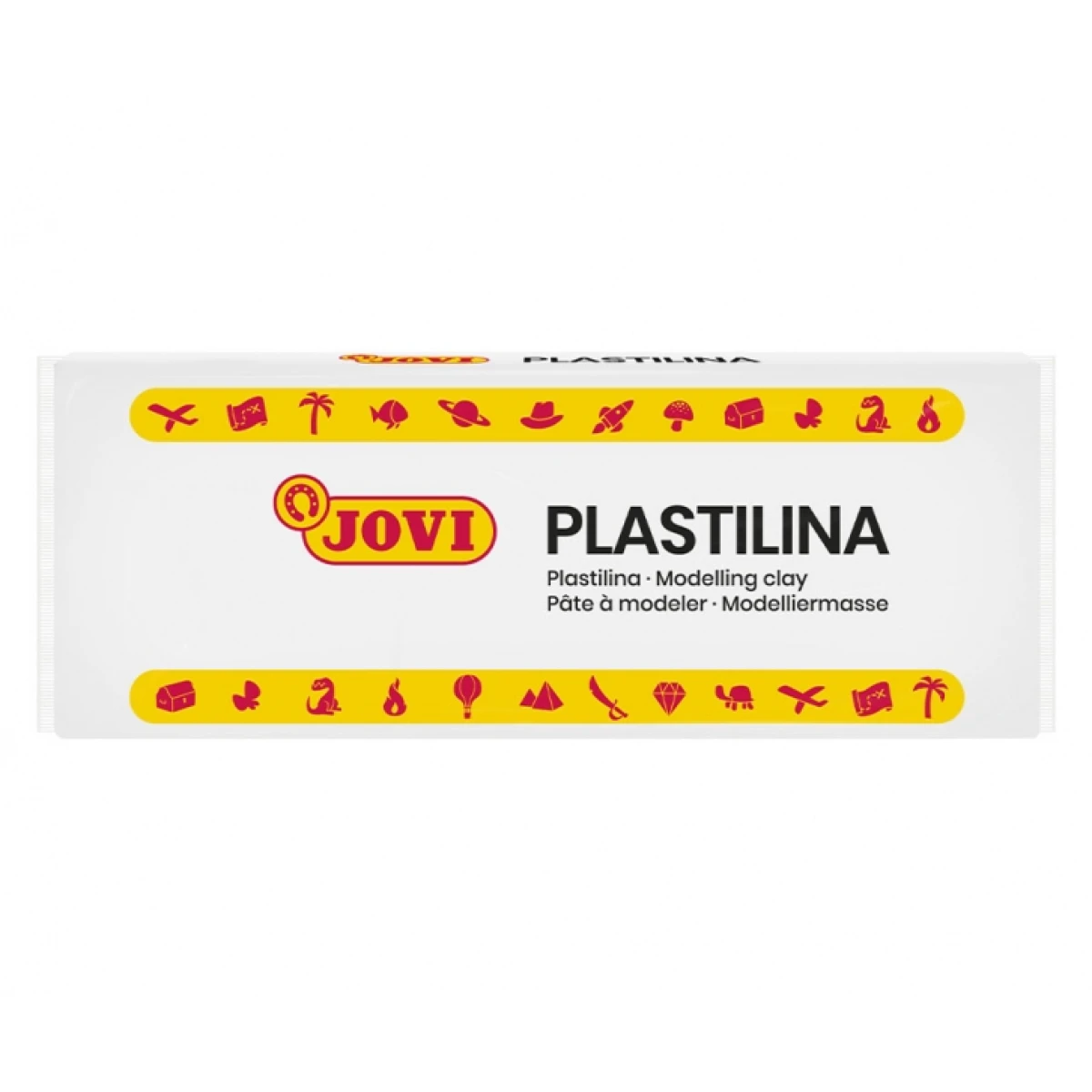 Thumbnail-Jovi Caixa de 15 Pastilhas de Plasticina 150G – 100% Vegetal – Muito Moldável – Não Seca – Sem Glúten – Misturável – Sem Alergénios – Cor Branca