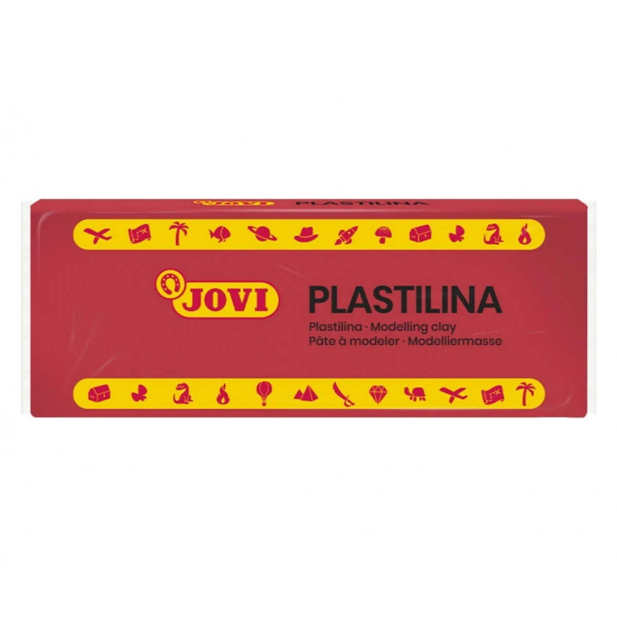 Thumbnail-Jovi Caixa de 15 Pastilhas de Plasticina 150gr – Pasta Vegetal – Não Seca – Sem Glúten – Inofensivo – Fácil de Moldar – Ideal para Figuras Volumosas – Cor Rosa