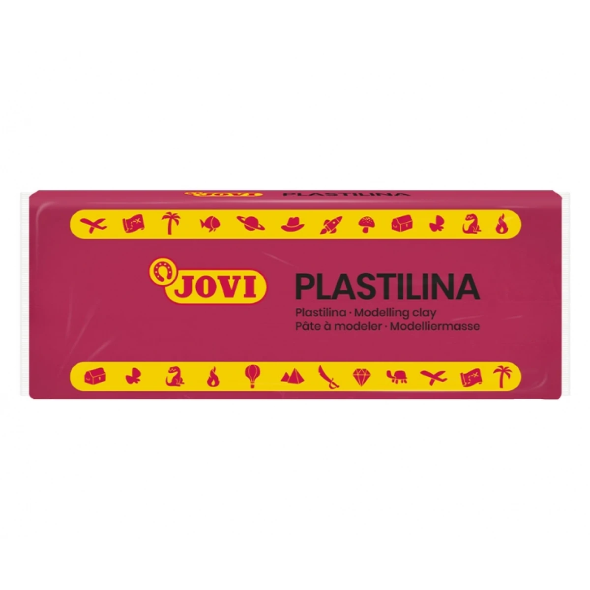 Thumbnail-Jovi Caixa de 15 Pastilhas de Plasticina 150gr – Pasta Vegetal – Não Seca – Sem Glúten – Inofensiva – Fácil de Moldar – Ideal para Figuras em Volume – Cor Rosa