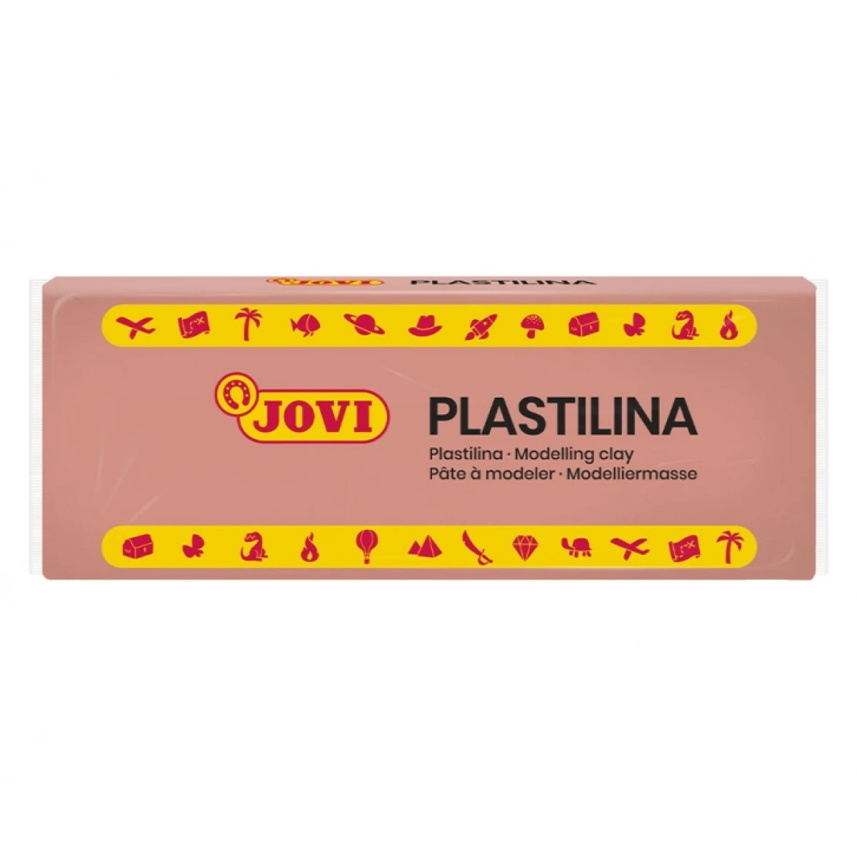 Thumbnail-Jovi Caixa de 15 Pastilhas de Plasticina 150gr – Pasta de Modelar Vegetal – Não Endurece – Sem Glúten – Seguro e Seguro – Cor Rosa